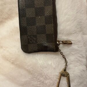 Checkered Key Pouch